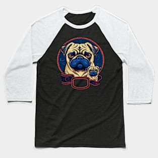 Pug Fathers Day Baseball T-Shirt